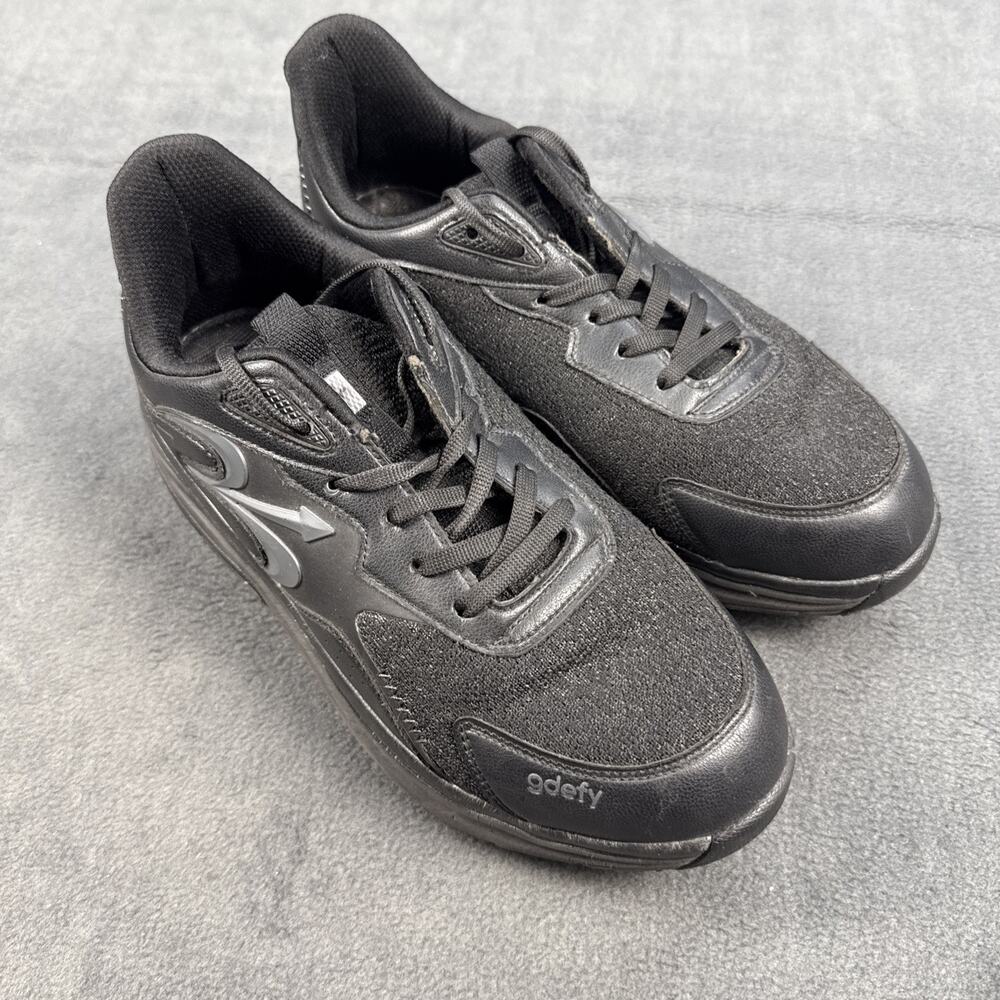 Gravity Defyer GDEFY Womens Size 10 Black Walking Shoes Sneakers